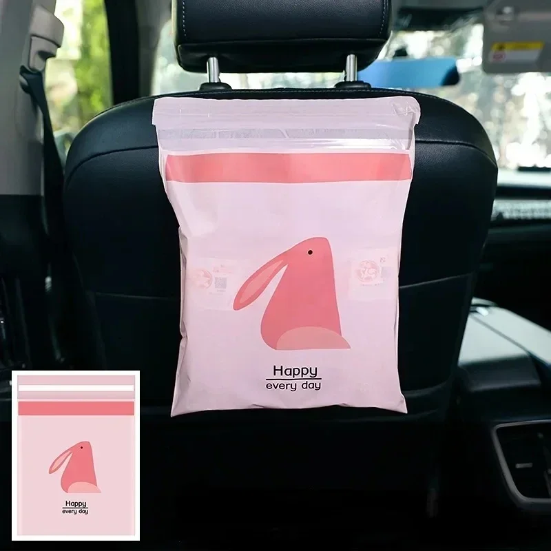 Waterproof Car Trash Can With Lid - ถุงขยะในรถยนต์ 15 ชิ้น ถุงขยะแบบใช้แล้วทิ้ง กันน้ำ ติดตั้งได้ทุกที่ในรถ
