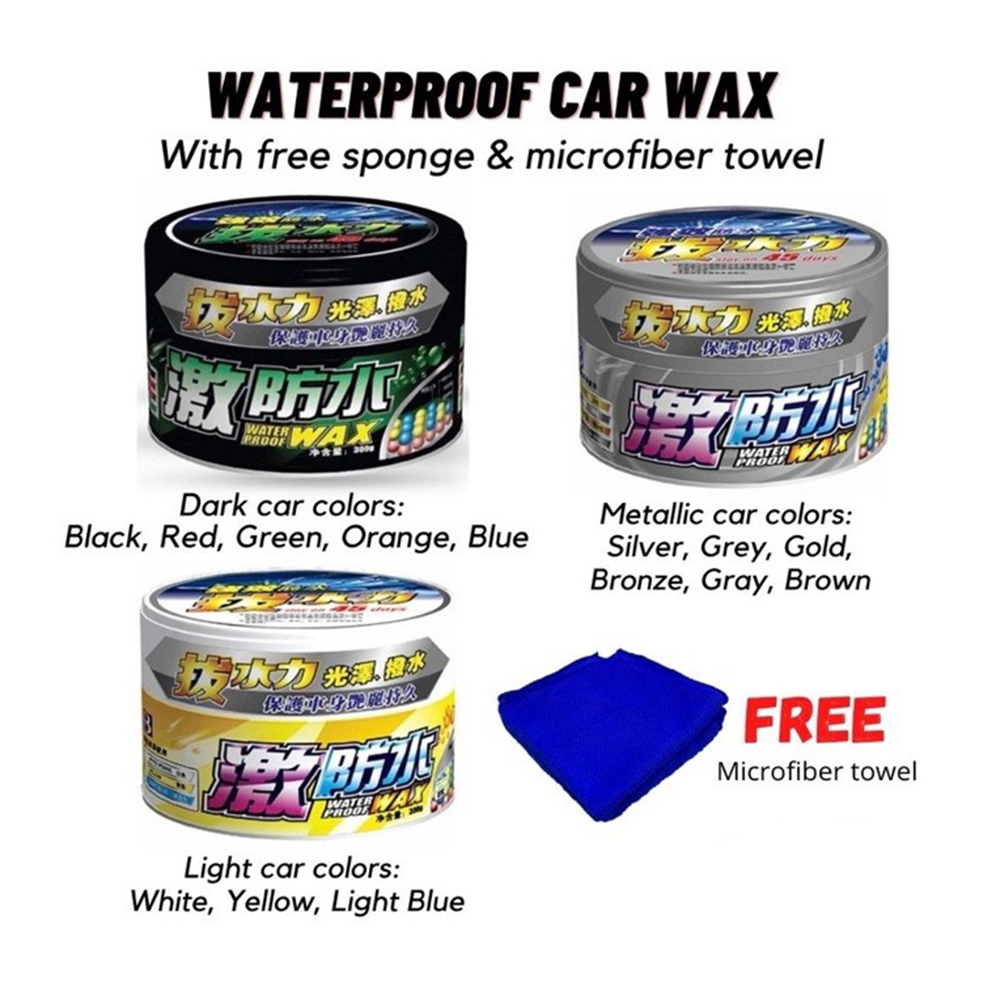 Car Scratch Repair Polishing Wax Paste - BOTNY รถ WAX วางขัดคริสตัล Hard WAX