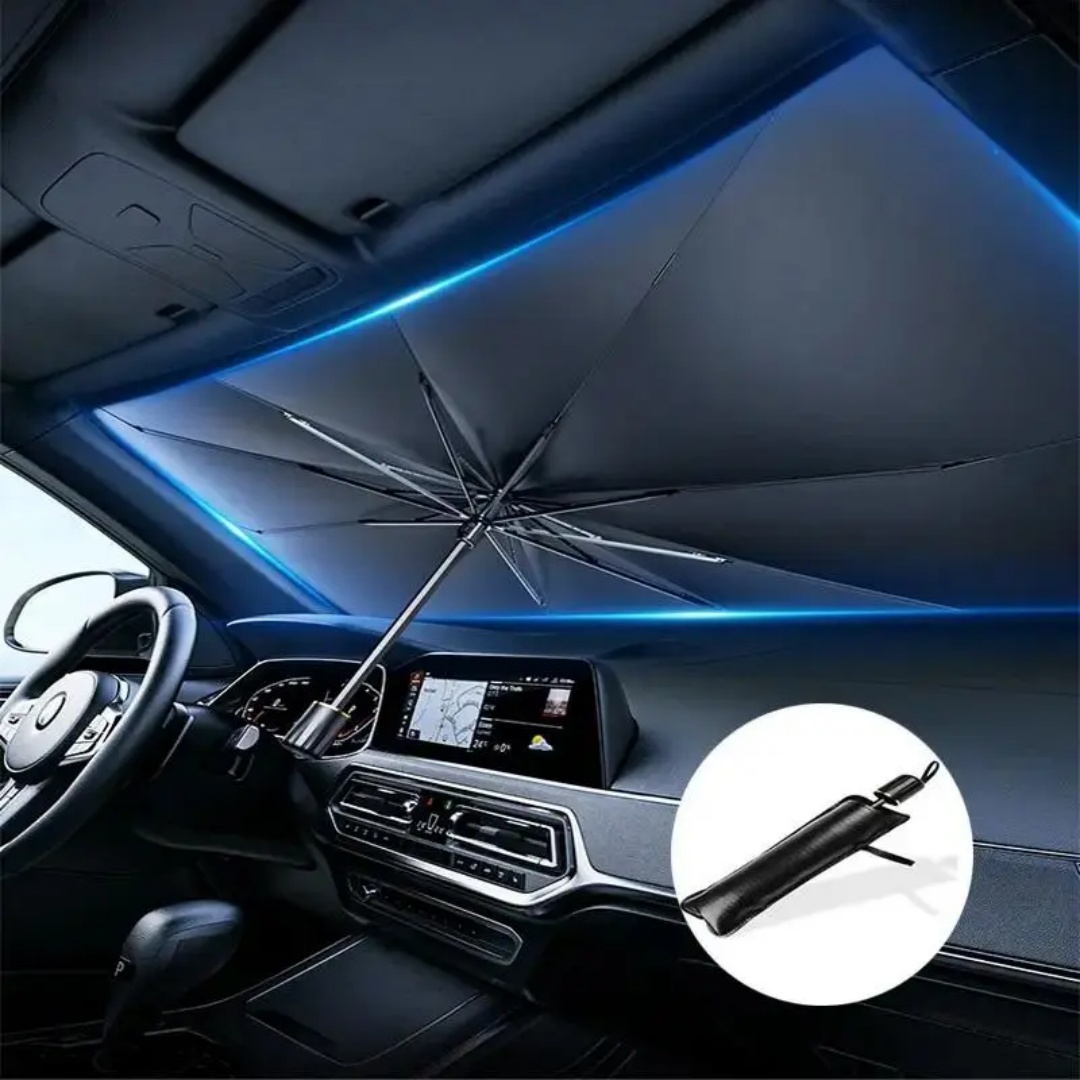 ร่มบังแดดกระจกรถยนต์, 3 ชั้น ก - Car Sunshade Windshield Umbrella Foldable บทวิจารณ์และราคา