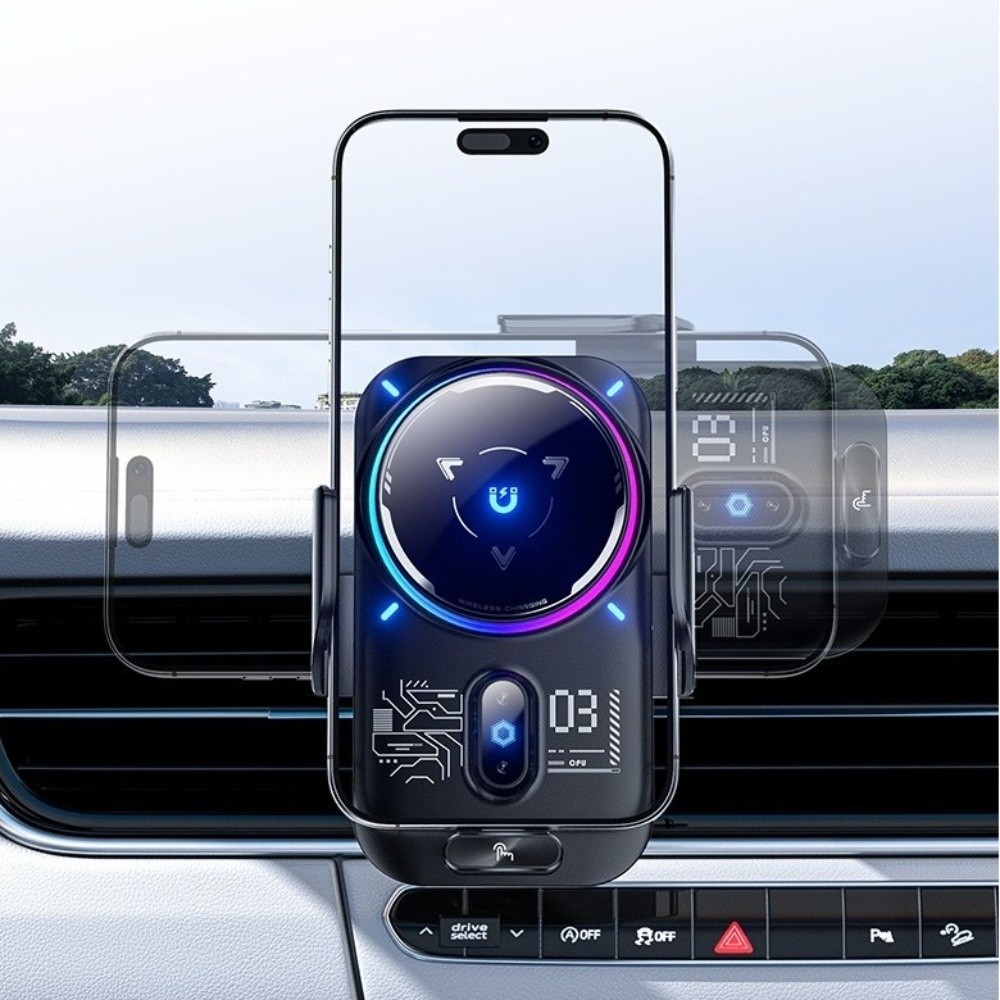 ที่ชาร์จไร้สายในรถยนต์แบบแม่เห - Wireless Car Charger Mount Fast Charging บทวิจารณ์และราคา