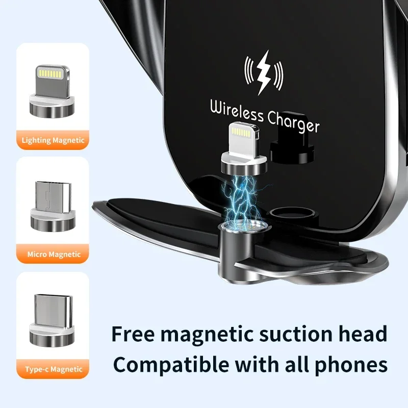 Vikefon ที่ชาร์จไร้สาย30W ในรถ - Wireless Car Charger Mount Fast Charging บทวิจารณ์และราคา