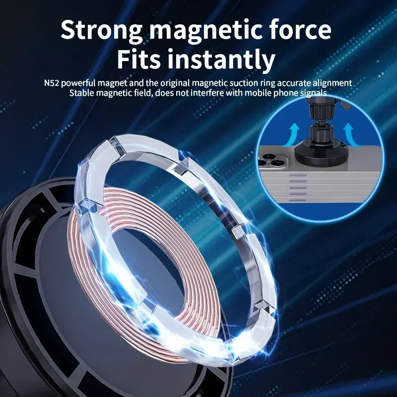 แท่นชาร์จโทรศัพท์แบบแม่เหล็กใน - Magnetic Phone Holder For Car Vent บทวิจารณ์และราคา