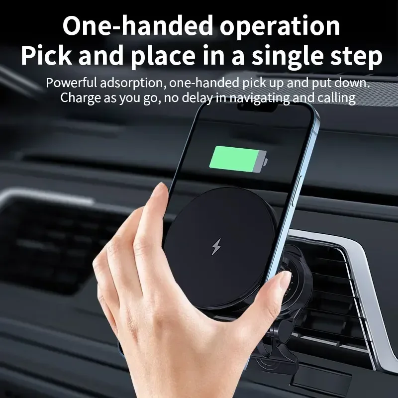 แท่นชาร์จโทรศัพท์แบบแม่เหล็กใน - Magnetic Phone Holder For Car Vent บทวิจารณ์และราคา
