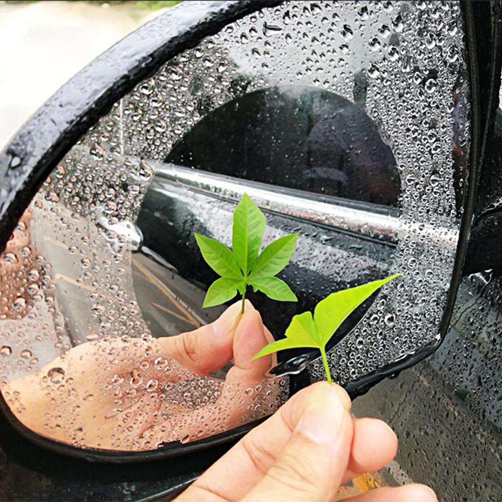 ฟิล์มกันฝ้า กันแสงสะท้อน กันฝน - Anti Glare Car Rearview Mirror Film บทวิจารณ์และราคา