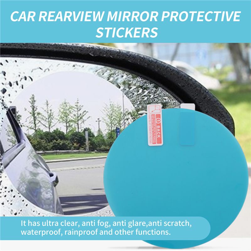 A10E-4 ชิ้นฟิล์มกระจกมองหลังรถ - Anti Glare Car Rearview Mirror Film บทวิจารณ์และราคา