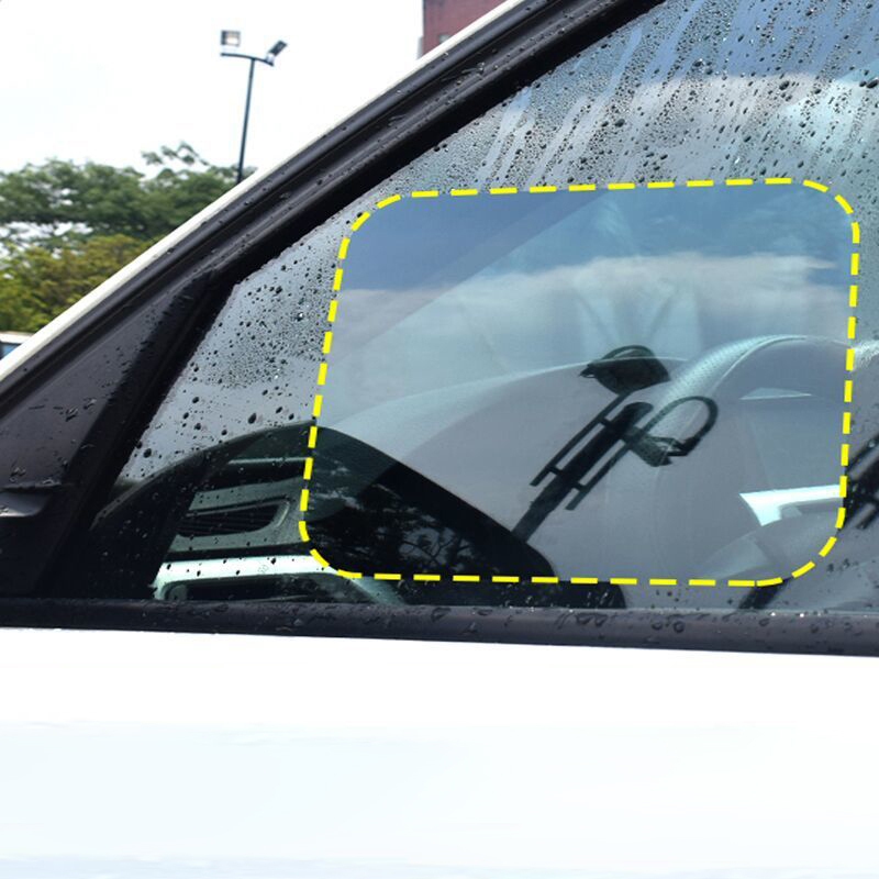 4 ชิ้น ฟิล์มกันฝ้า กันแสงสะท้อ - Anti Glare Car Rearview Mirror Film บทวิจารณ์และราคา