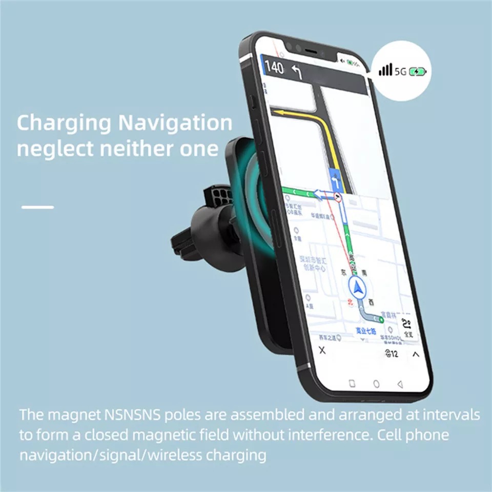 Wireless Charger ผู้ถือโทรศัพท - Wireless Car Charger Mount Fast Charging บทวิจารณ์และราคา