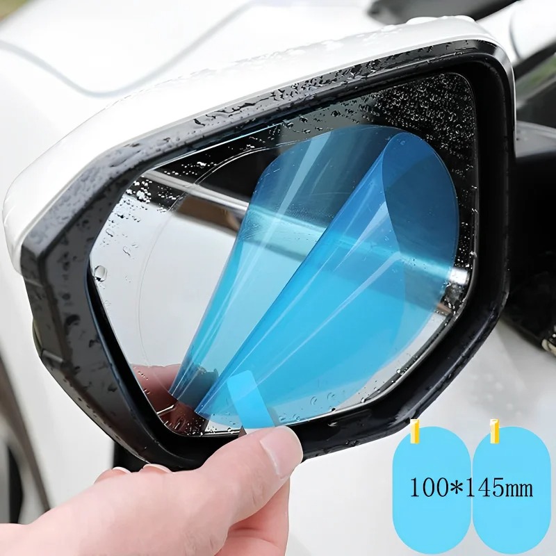 รถกระจกมองหลังป้องกันฟิล์มด้าน - Anti Glare Car Rearview Mirror Film บทวิจารณ์และราคา