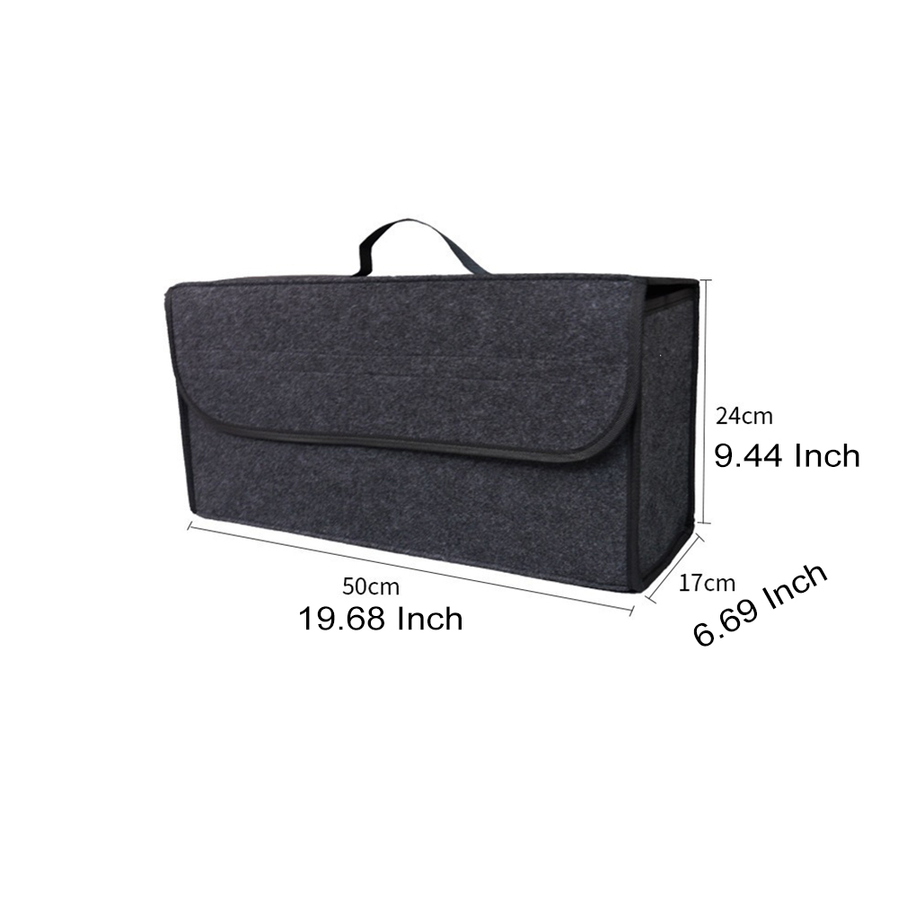 กระเป๋าจัดเก็บของในรถยนต์ กล่อ - Car Trunk Organizer Foldable Storage Box บทวิจารณ์และราคา