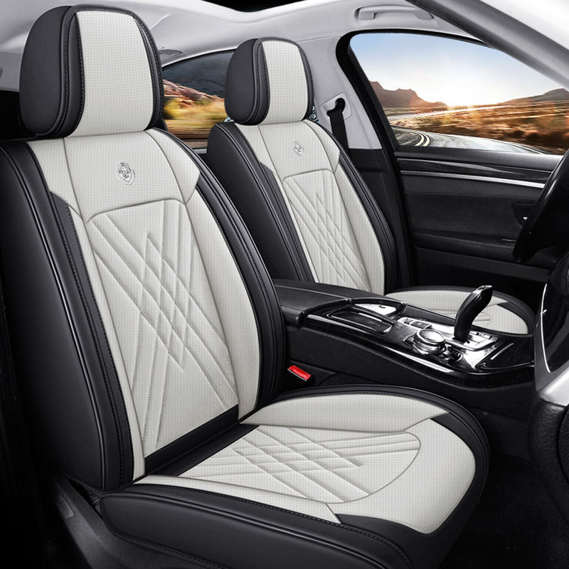 ชุดหุ้มเบาะรถยนต์หนัง Nappa ให - Leather Car Seat Covers Full Set Universal บทวิจารณ์และราคา