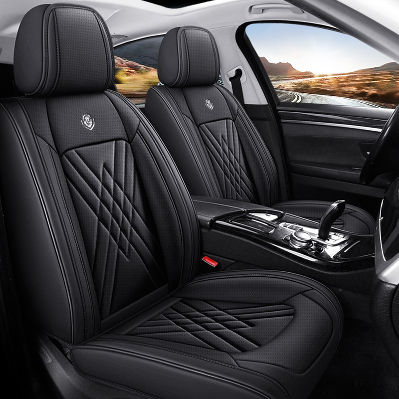 ชุดหุ้มเบาะรถยนต์หนัง Nappa ให - Leather Car Seat Covers Full Set Universal บทวิจารณ์และราคา