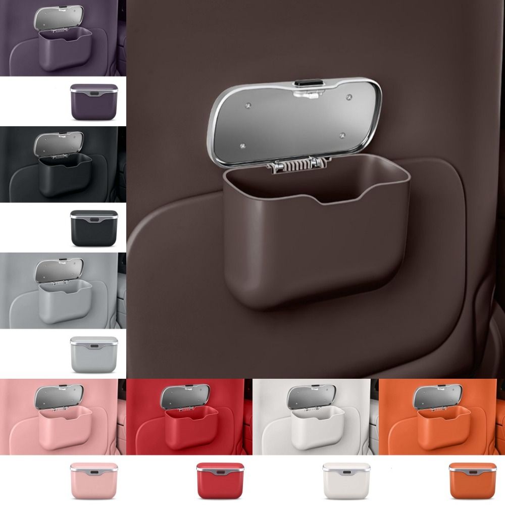 ถังขยะในรถยนต์อเนกประสงค์ พร้อ - Waterproof Car Trash Can With Lid บทวิจารณ์และราคา