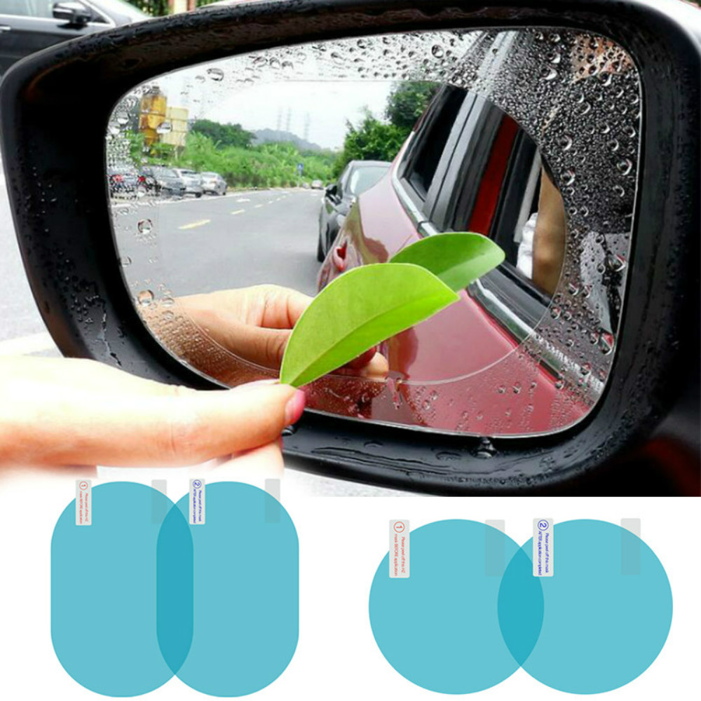 ฟิล์มกันฝนสำหรับกระจกมองหลังรถ - Anti Glare Car Rearview Mirror Film บทวิจารณ์และราคา