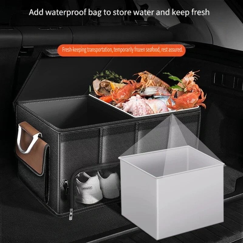 กระเป๋าเก็บของกันน้ำแบบพับได้  - Car Trunk Organizer Foldable Storage Box บทวิจารณ์และราคา