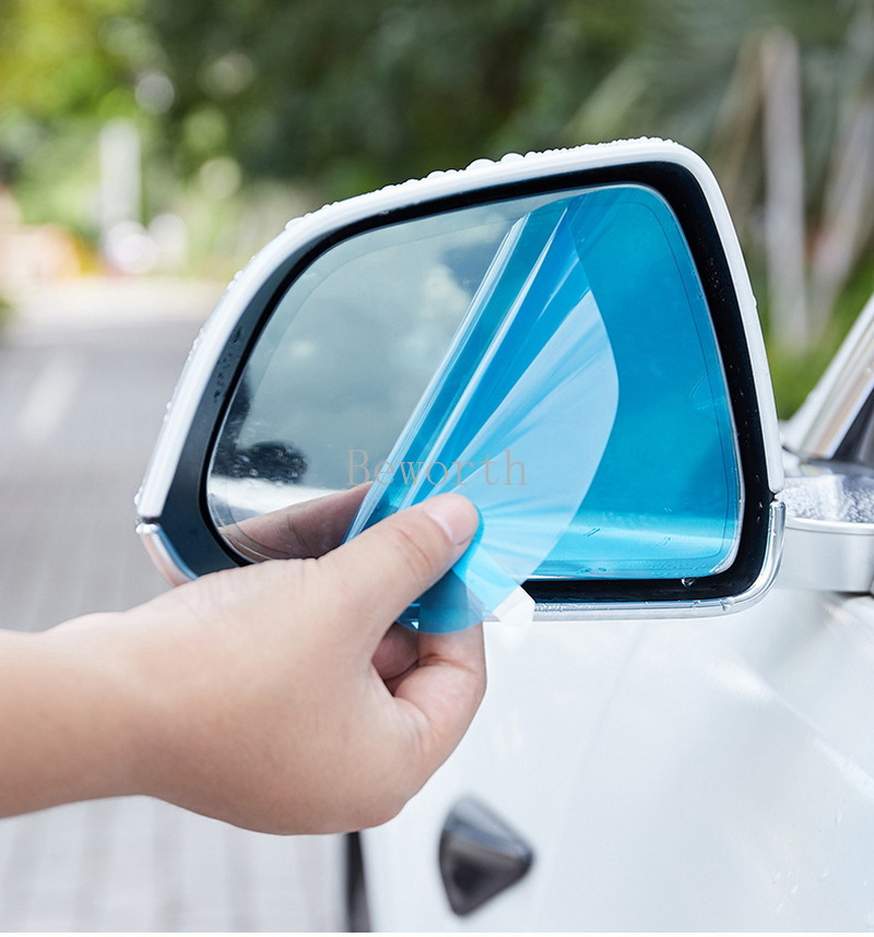 2pcs กระจกมองหลังกันฝนสําหรับ  - Anti Glare Car Rearview Mirror Film บทวิจารณ์และราคา
