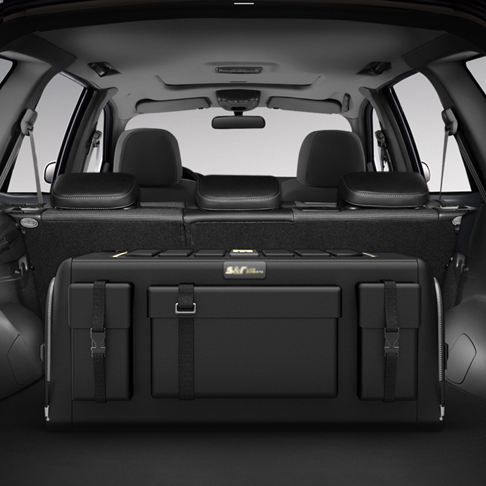 กล่องเก็บ70L อเนกประสงค์ทำจากผ - Car Trunk Organizer Foldable Storage Box บทวิจารณ์และราคา