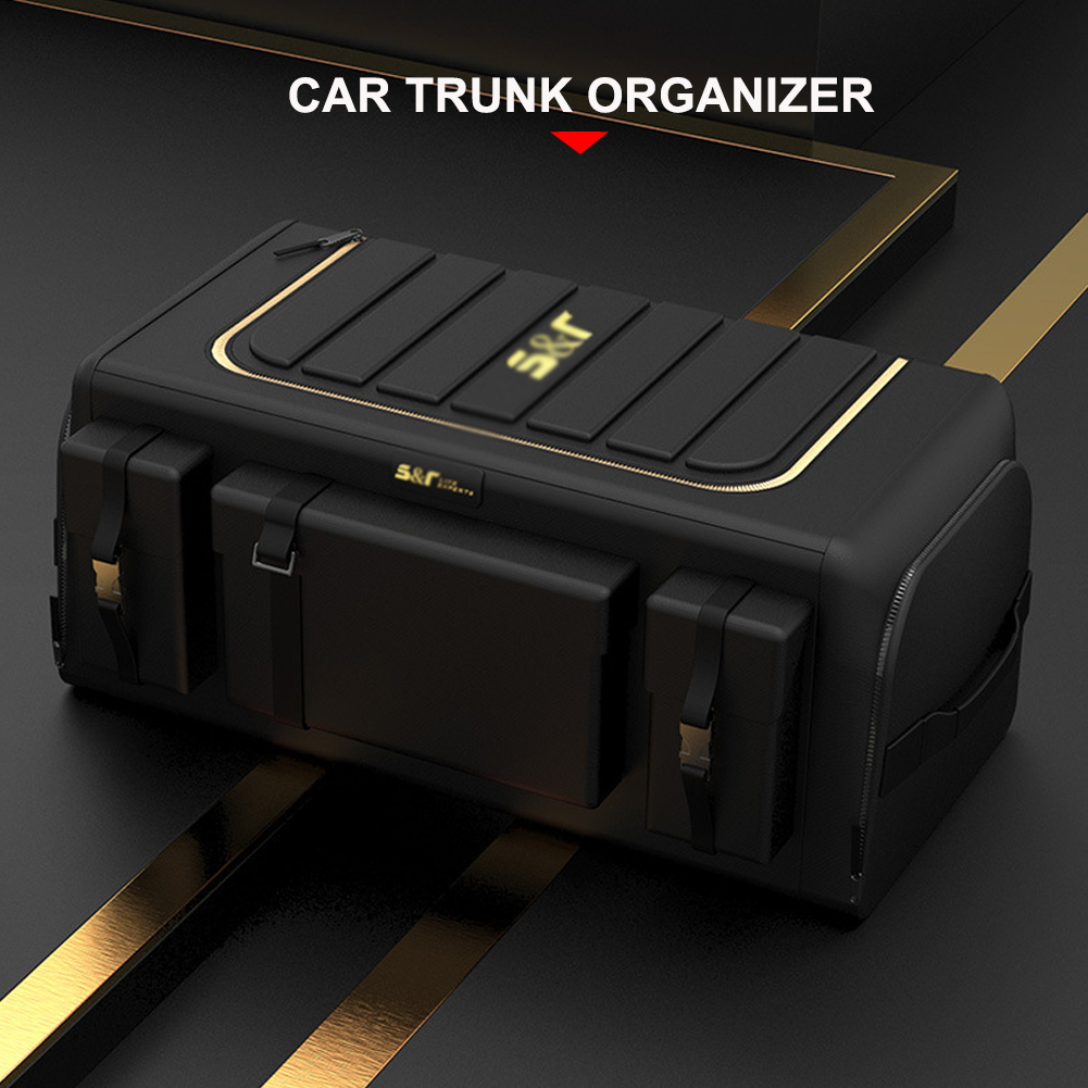 กล่องเก็บ70L อเนกประสงค์ทำจากผ - Car Trunk Organizer Foldable Storage Box บทวิจารณ์และราคา