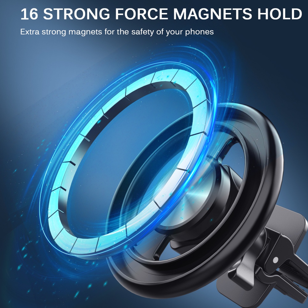 ที่ยึดโทรศัพท์มือถือในรถยนต์แบ - Magnetic Phone Holder For Car Vent บทวิจารณ์และราคา