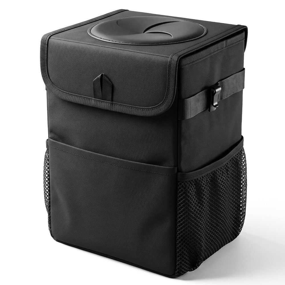 ถังขยะในรถยนต์แบบพับได้ มีฝาปิ - Waterproof Car Trash Can With Lid บทวิจารณ์และราคา